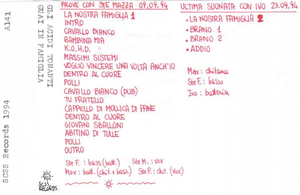 a141 gli acidi tonanti: guai in famiglia 1994 a141 gli acidi tonanti: guai in famiglia 1994